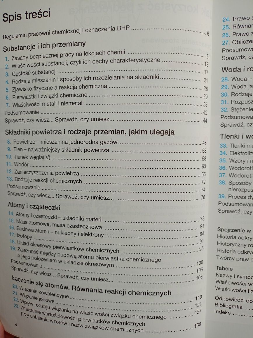 Podręcznik i ćwiczenia do chemii klasa 7 wydawnictwo Operon