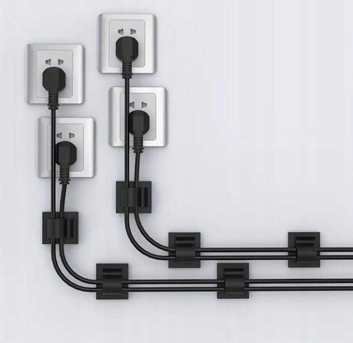 Uchwyty na Kabel – Do Porządkowania Kabli (20 elementów)