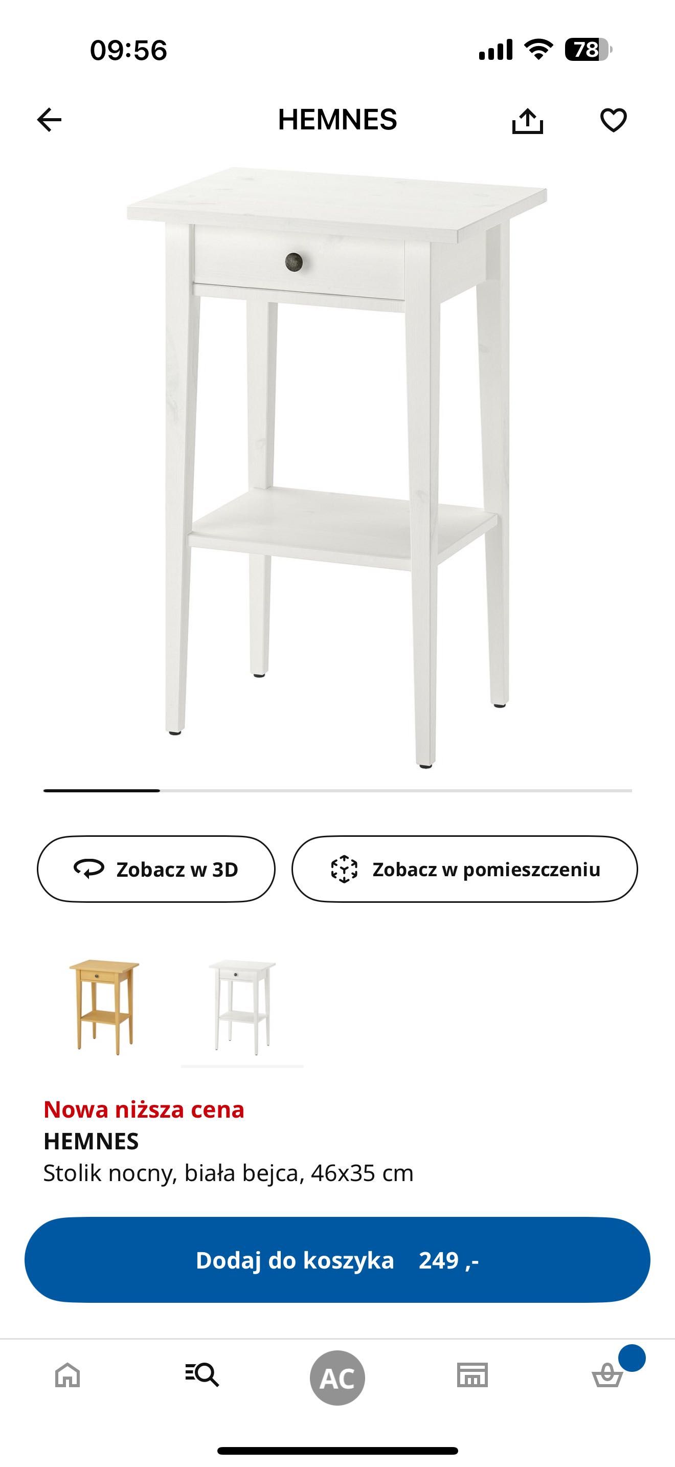 Szafka nocna Ikea