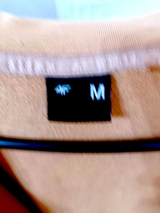 4F damska jasnobrązowa bluza z kapturem na suwak roz. M stan bdb