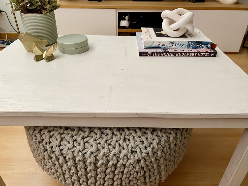 Mesa centro Ikea pinho maciço 59x88