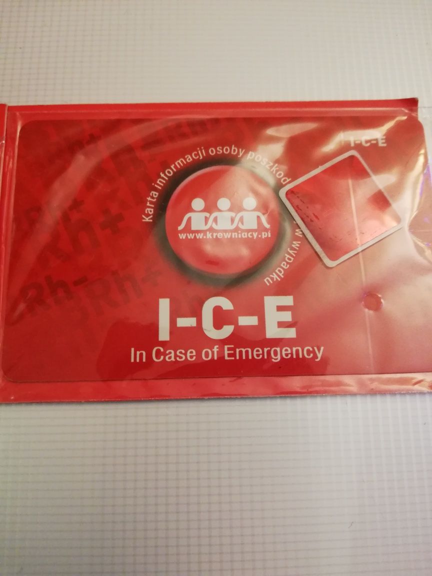 Brelok krewniaków BRh- wraz z kartą I-C-E