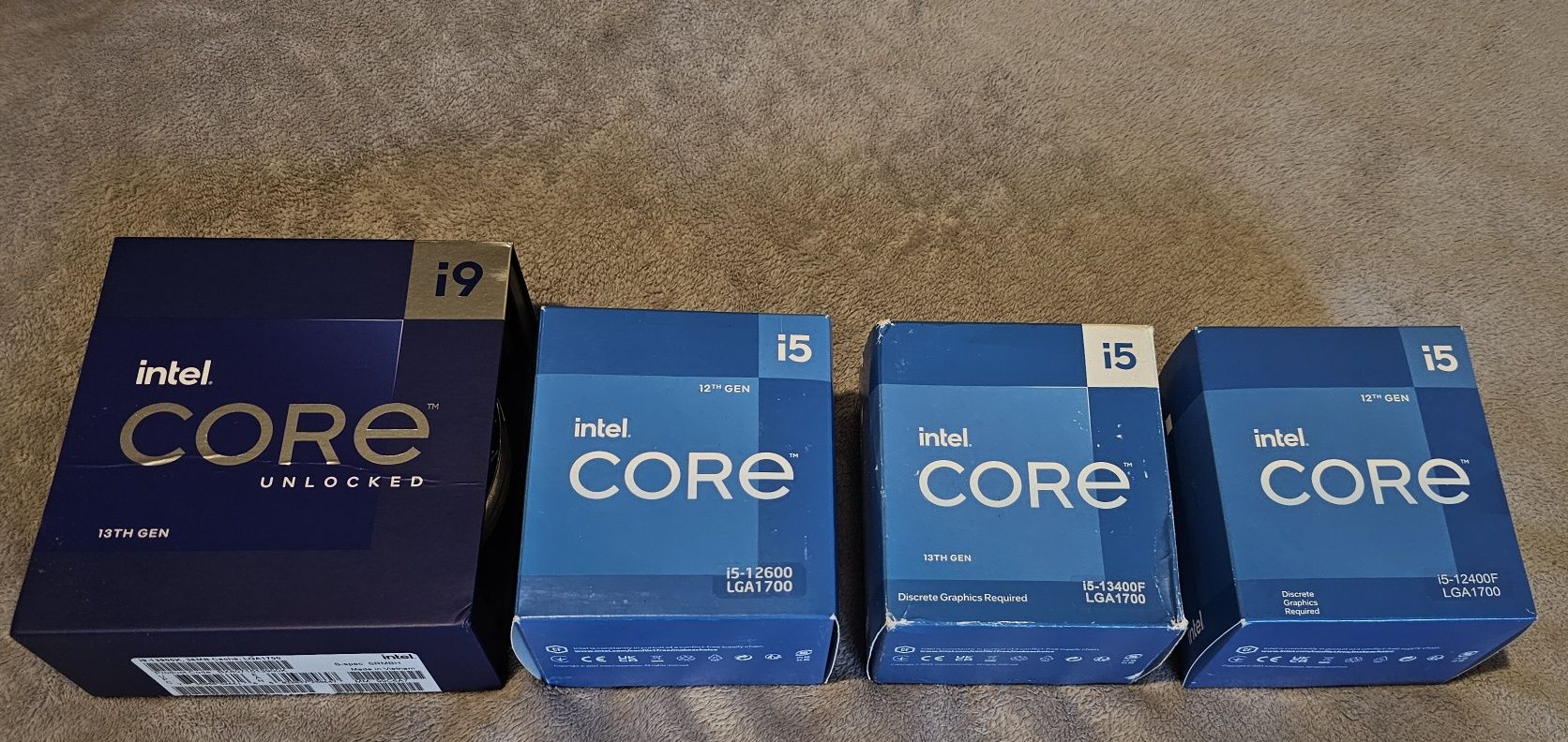 Процессоры Intel Core i5-12600,i5-13400f,Pentium G5600F