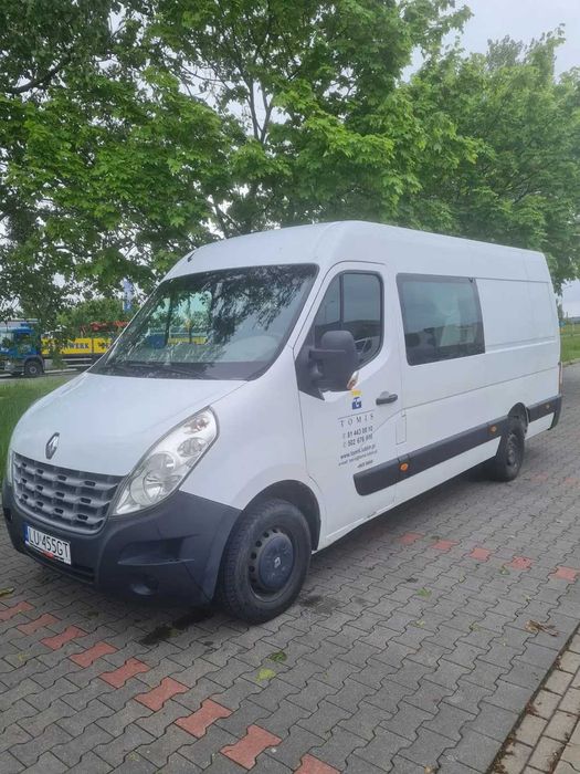 Renault Master 2013 r. 125KM 7-osobowy Brygadówka Hak FV