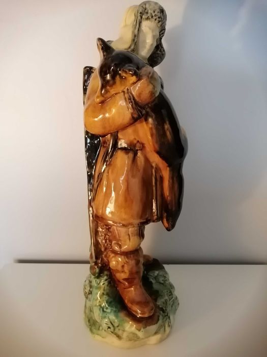 Figurka ceramiczna oblana Lomonosow Lfz, Zsrr Gzel