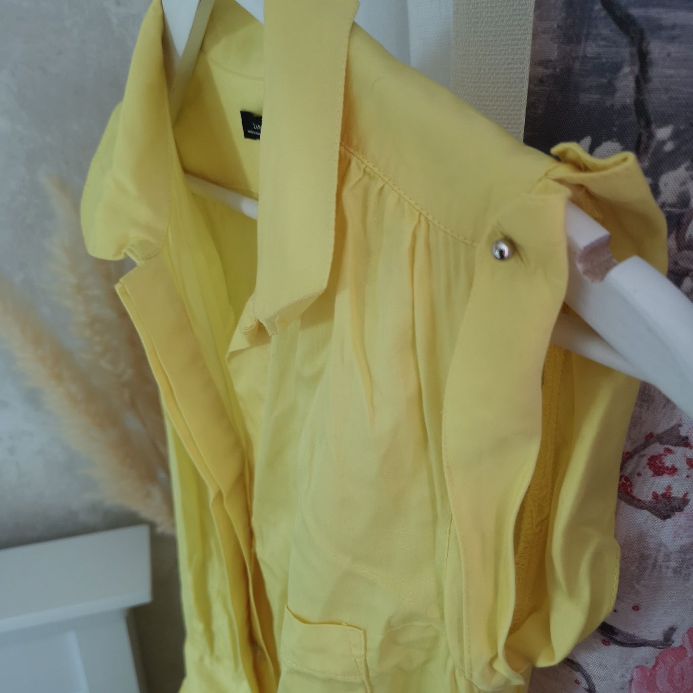 Żółta letnia sukienka Zara rozmiar XS