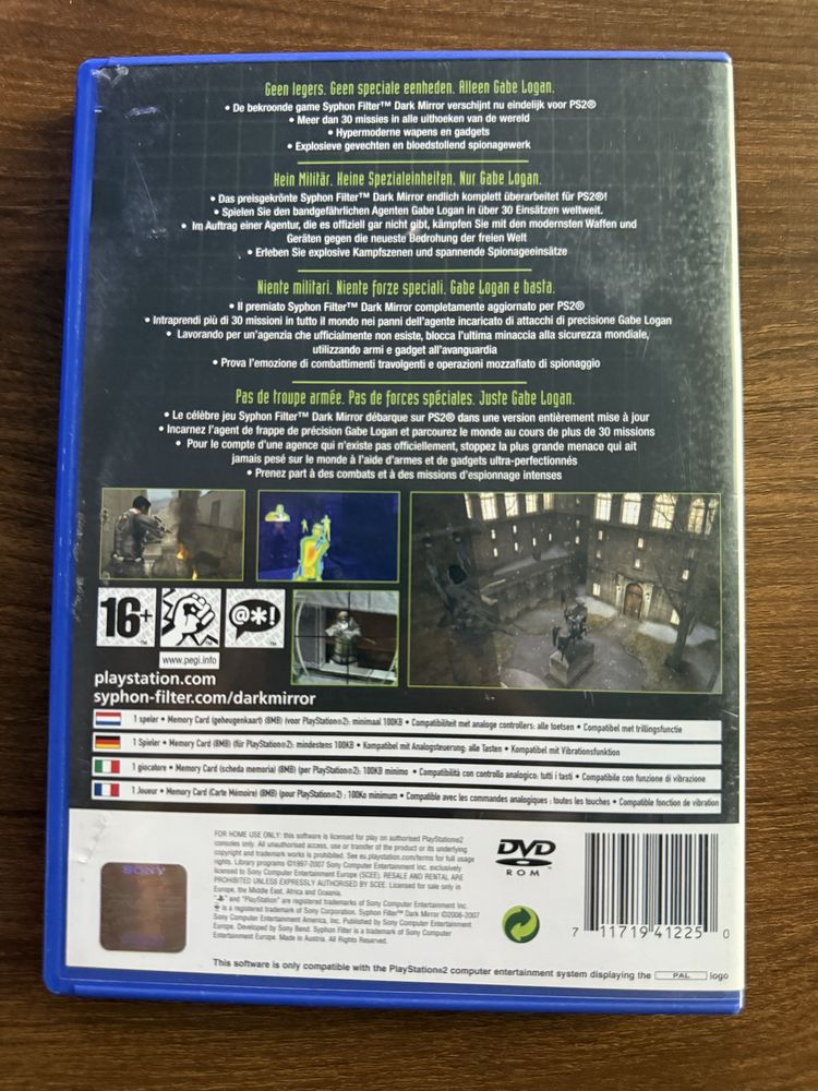 Syphonfilter dark mirror Playstation 2