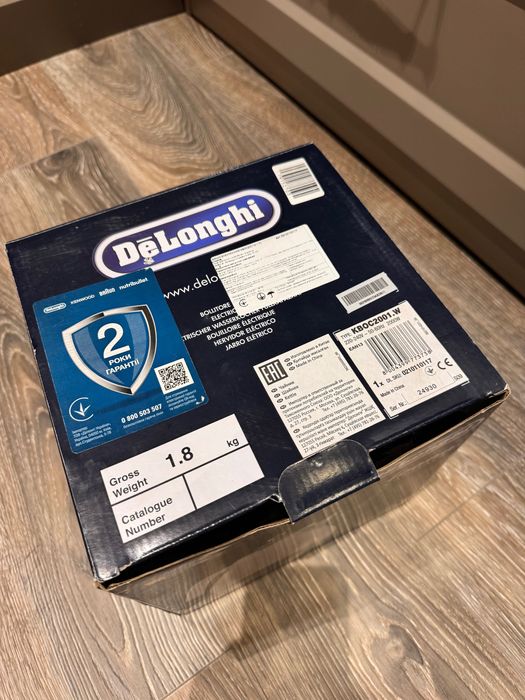 Електрочайник delonghi icona capitals