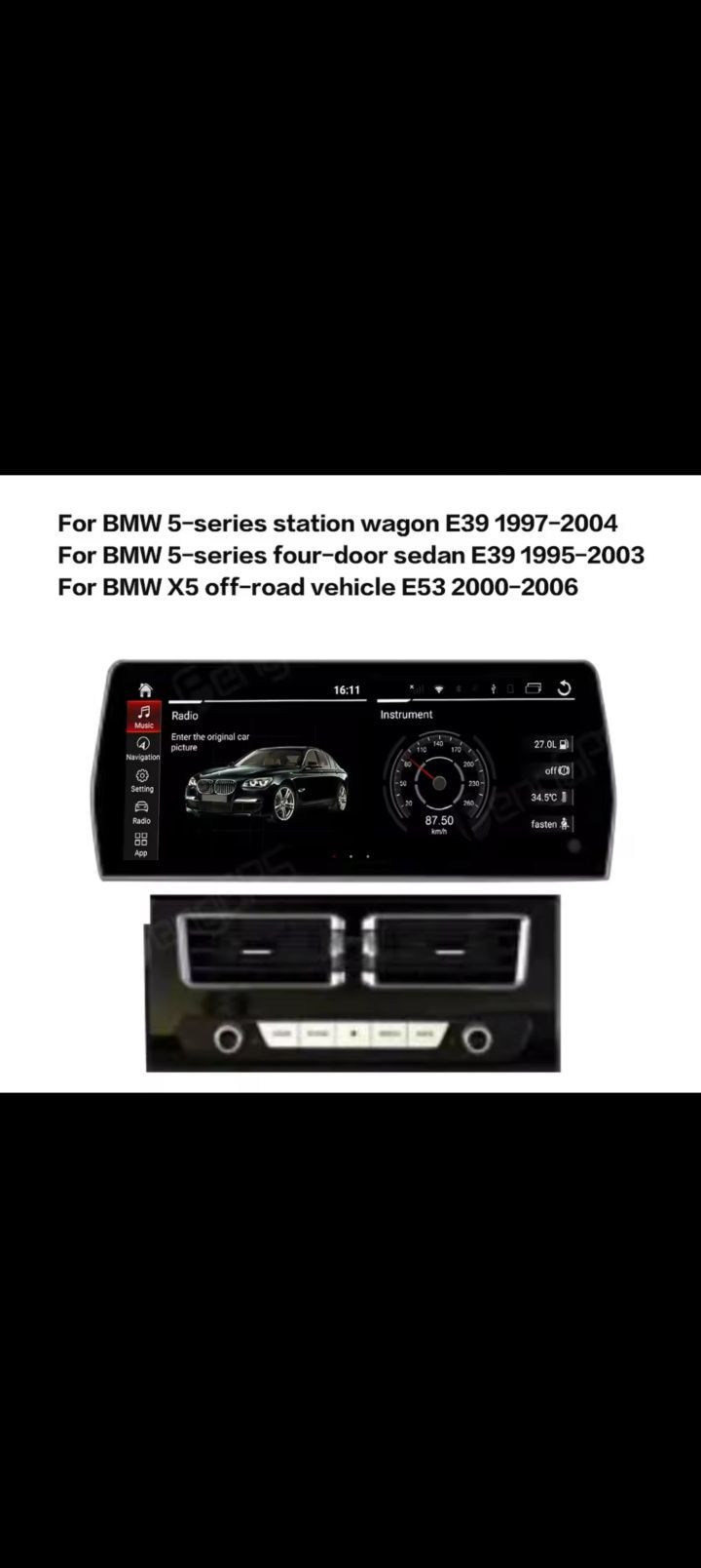 Штатная магнитола BMW E39 E53 E46 X5 android GPS WiFi автомагнитола