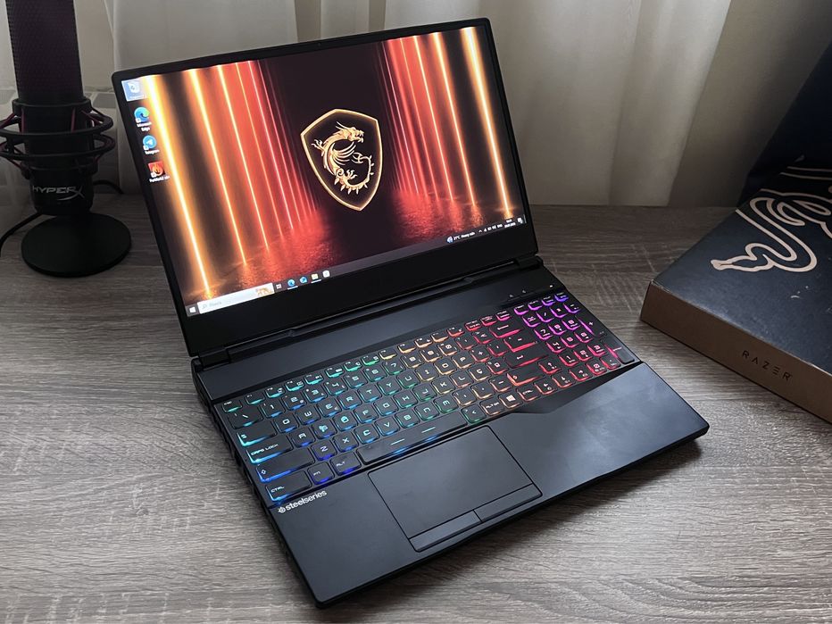 RTX 8гб! Игровой ноутбук Msi Leopard 15 1тб+ 32гб(2070, 3060,3070)