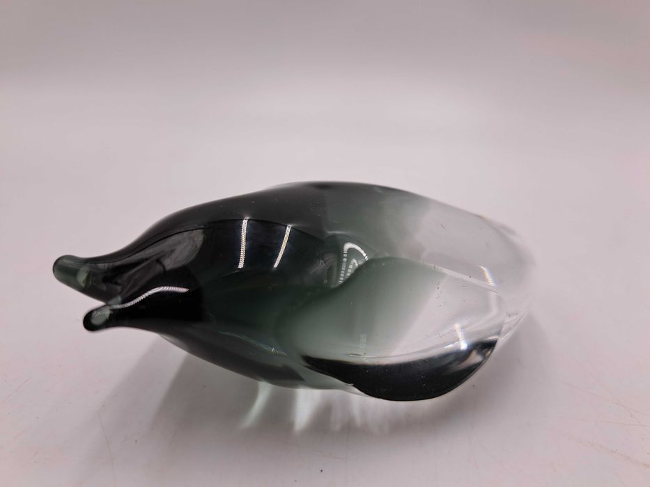 Figurka ryba szkło Murano smoky glass V.Nason&Co przycisk do papieru