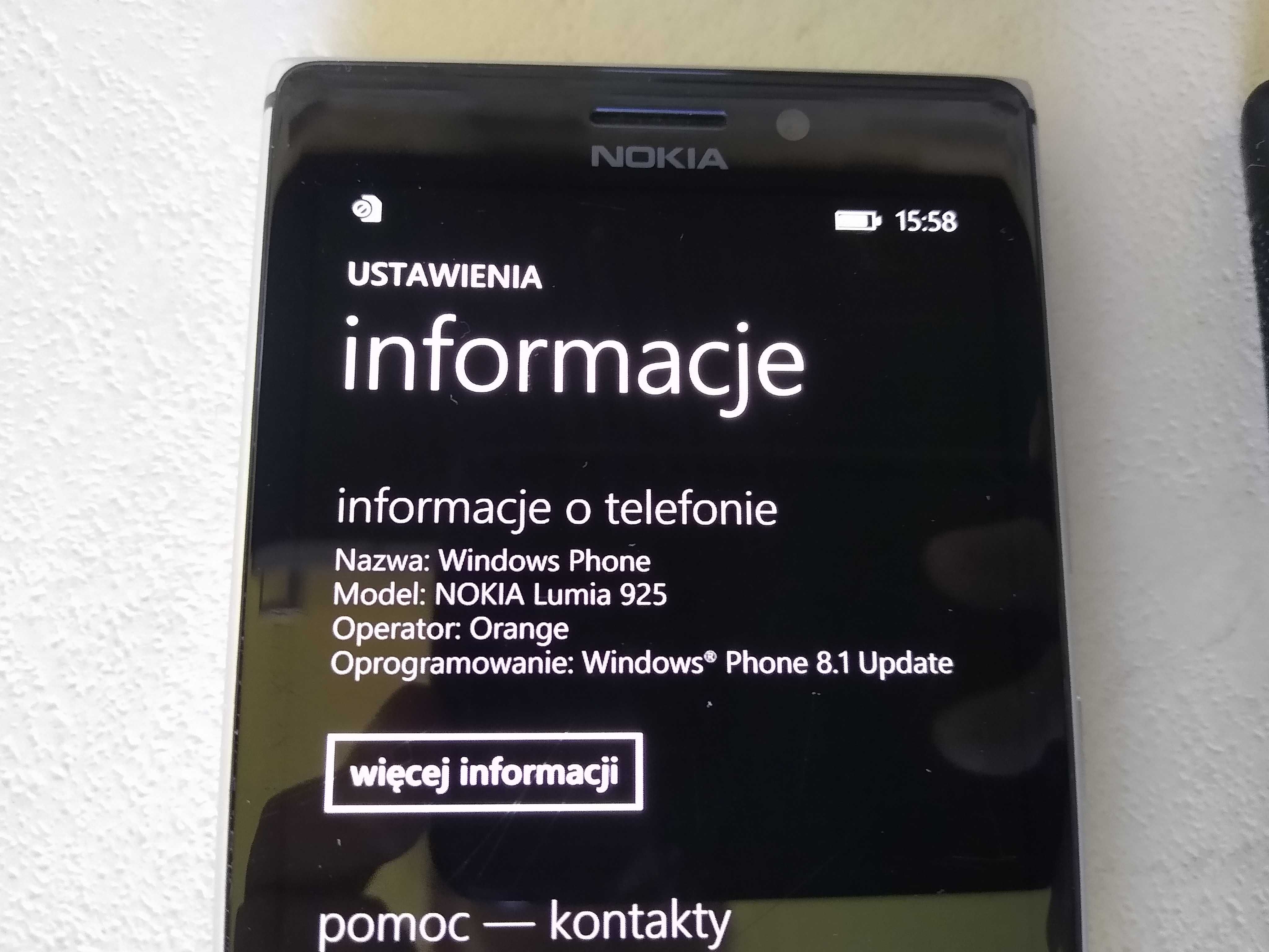 Telefon komórkowy Nokia Lumia 925 z NFC