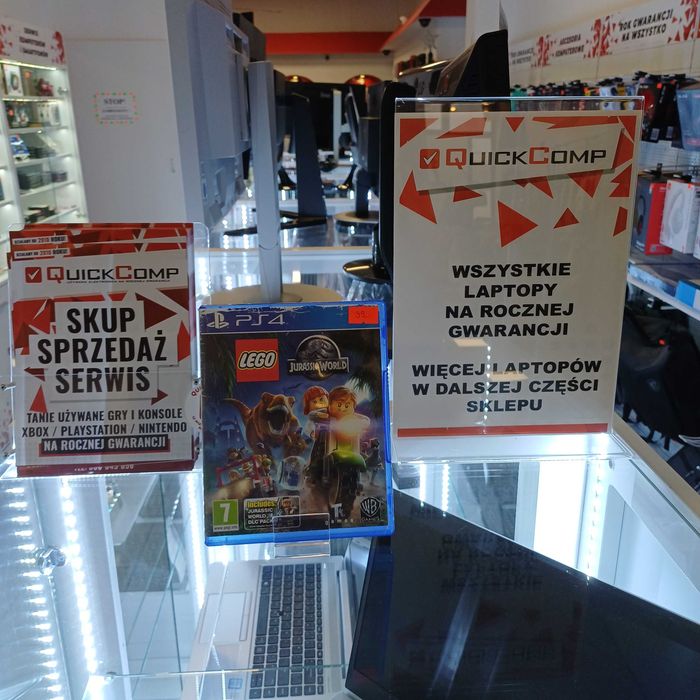 Gra PlayStation 4 PS4 / PS5 Lego Jurasic World Gwar 1 rok QUICK-COMP