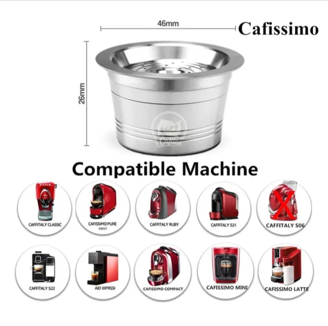 Многоразовые капсулы для кофемашин Caffitaly Tchibo Cafissimo Тчибо