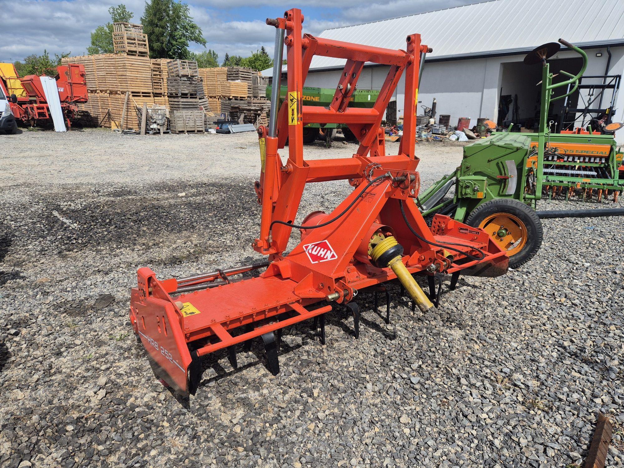 Kuhn HRB 252 brona wirowa , uprawowo siewny 2.5m rabe maschio
