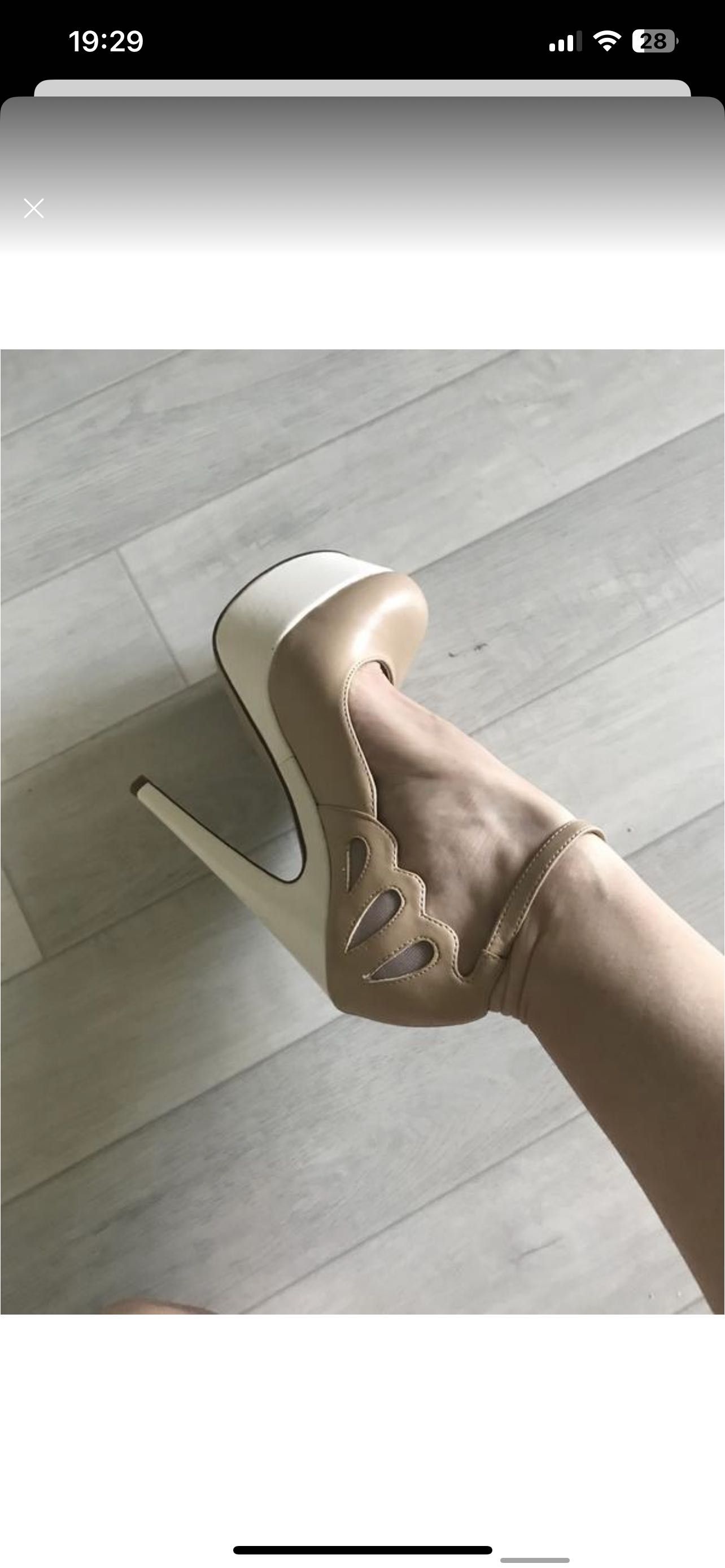 Asos platform pump heels оригінальні туфлі на високому каблуці