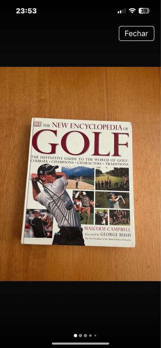 4 livros  de golf