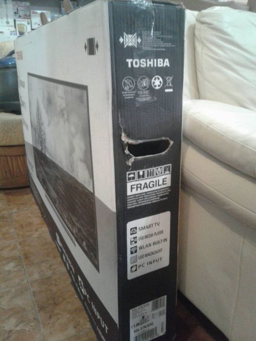 Телевізор Toshiba 55L3763dg бита матриця