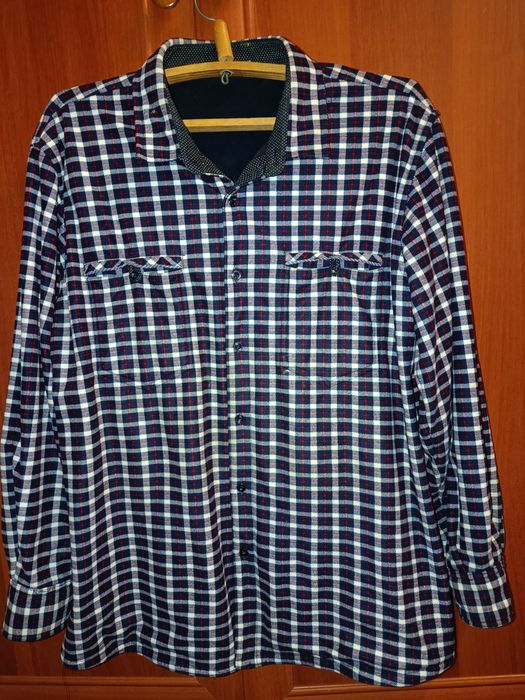 Тепла байкова сорочка 52. р