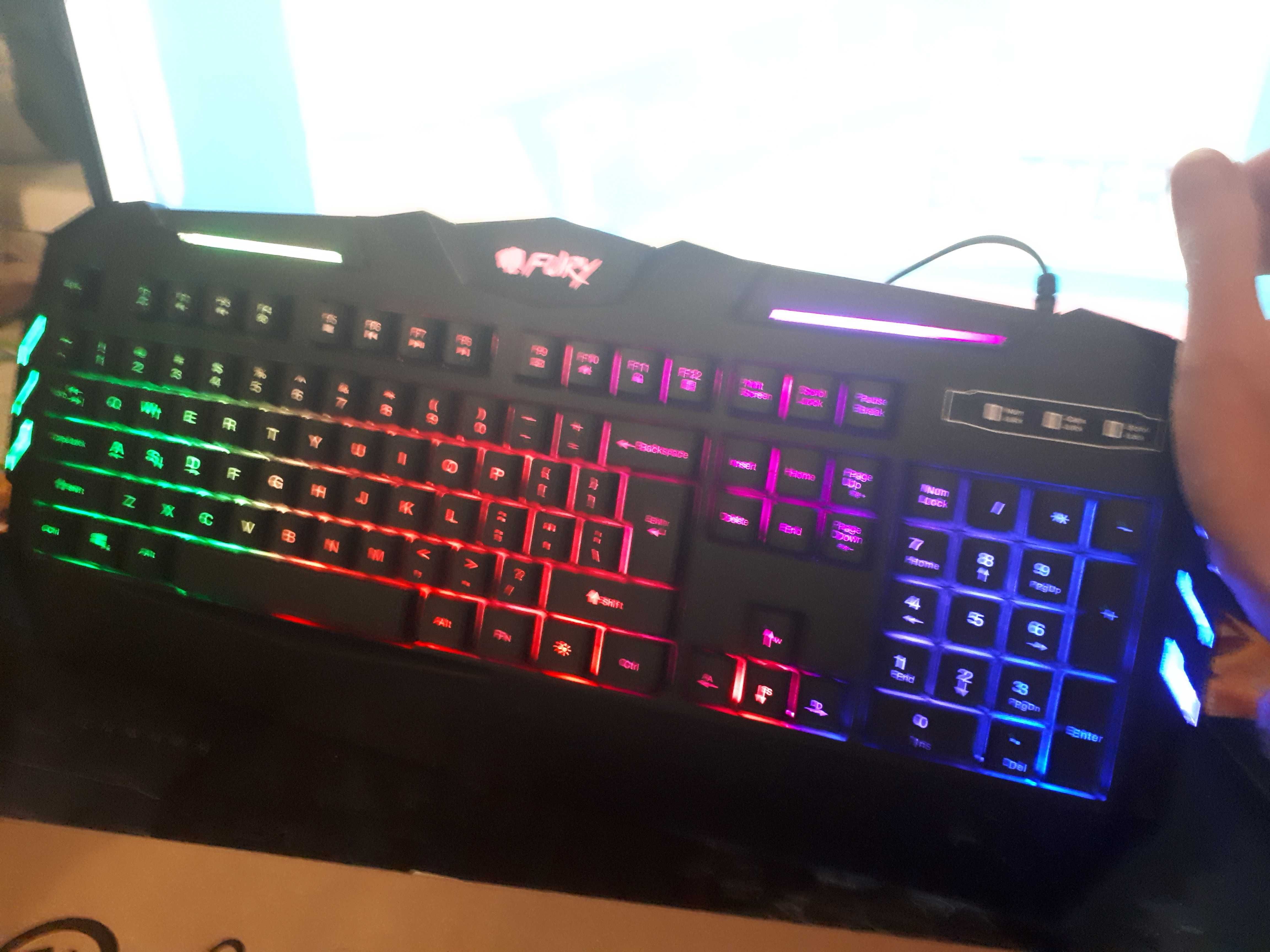 Kawiatura i mysz gaming combo thunderstreak 2.0