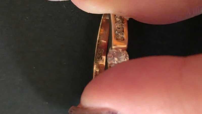 Pierścionek złoto 585