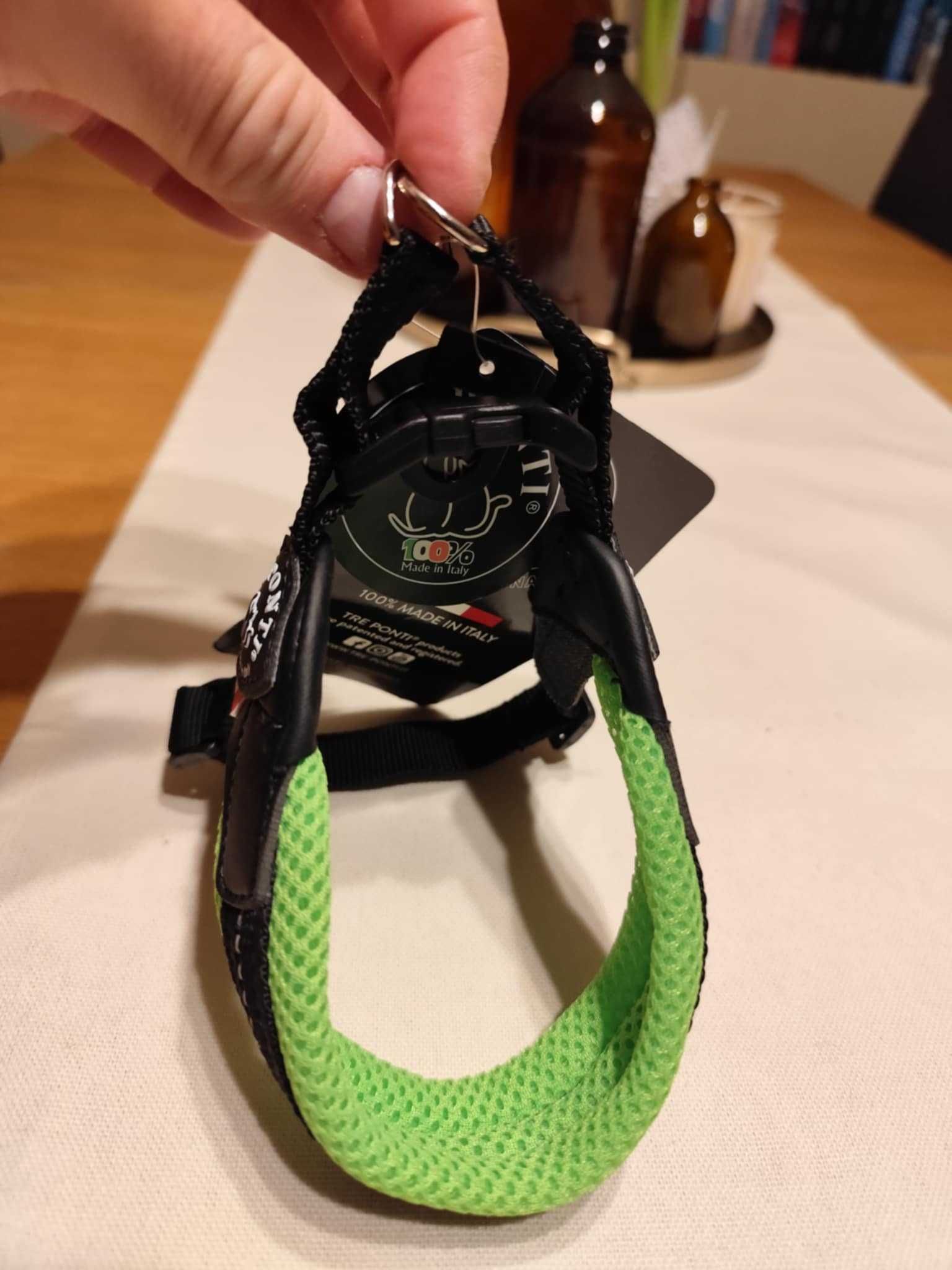 Szelki TRE PONTI Mesh Easy Fit zielone rozmiar 1,5 - 33-47 cm