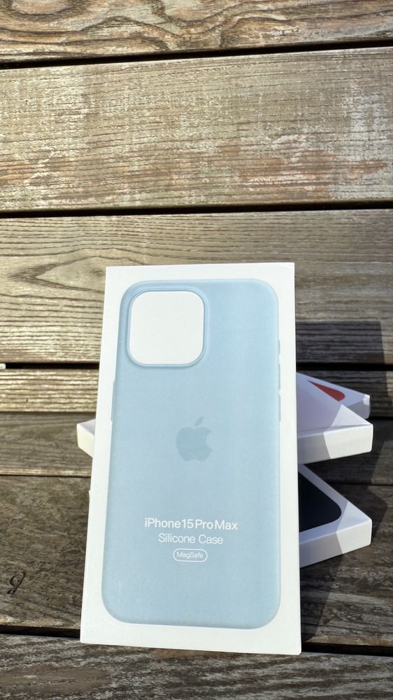 Silikonowe Magsafe Etui Iphone 15 Pro Max w Jasno Niebieskim kolorze
