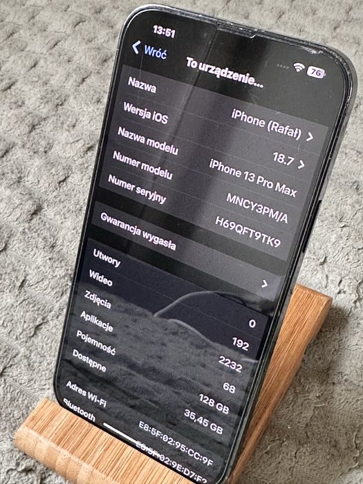 Iphone 13 Pro Max 128GB bateria 85%