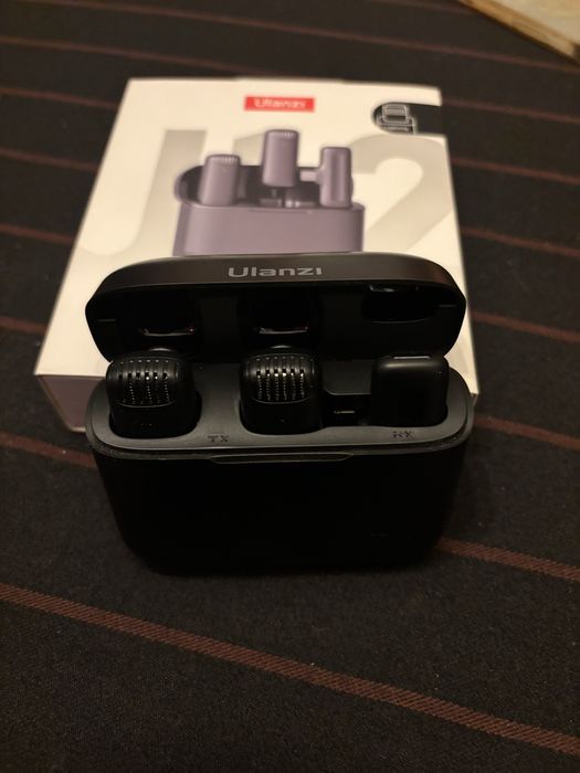 Ulanzi J12 Mikroport Zestaw Mikrofonów Bezprzewodowych  Lightning