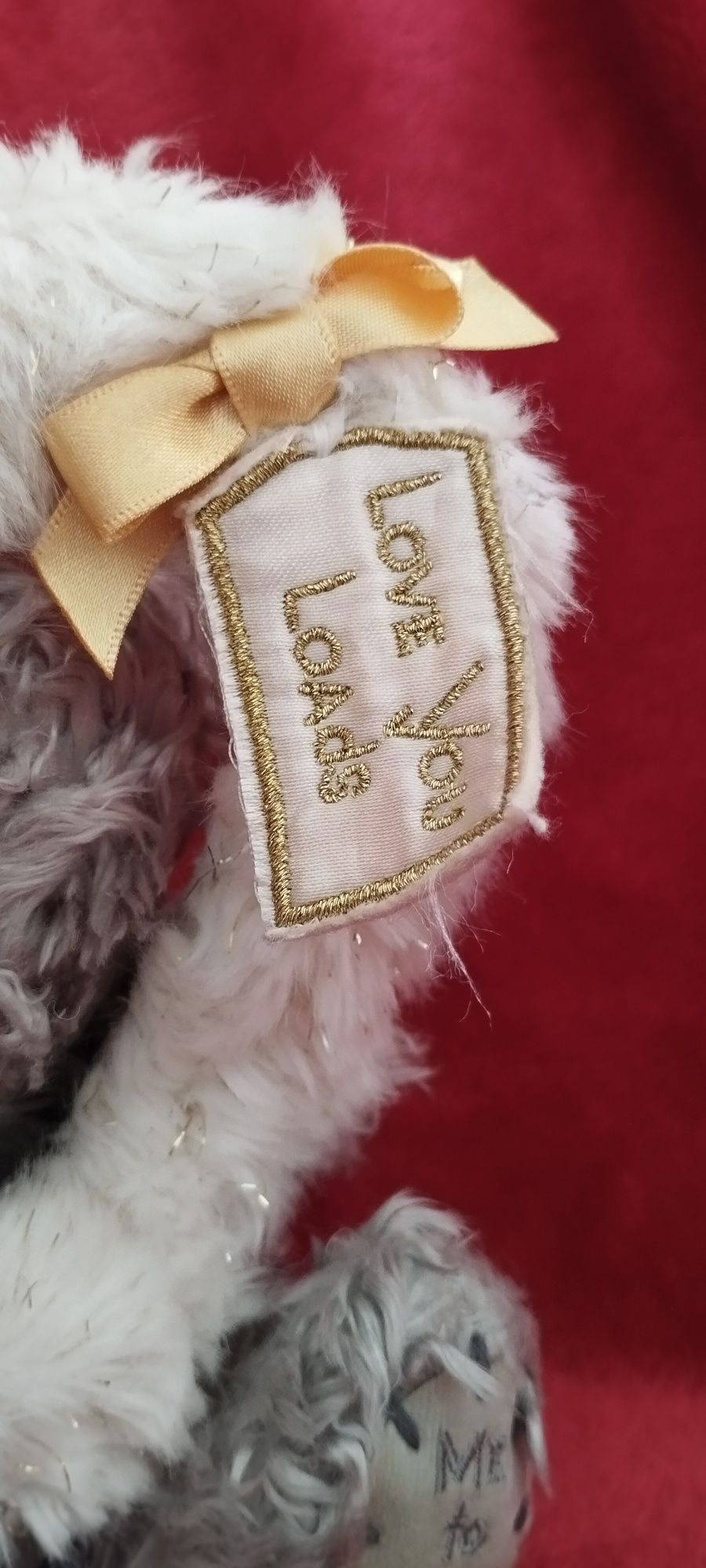 MIŚ - ME TO YOU - z napisem - Kocham Cię - ok. 15 CM