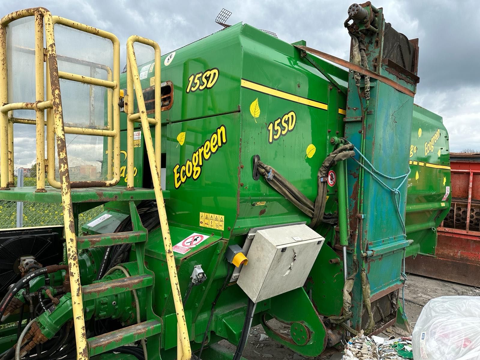 Rozdrabniacz odpadów do kompostowania - ZAGO Ecogreen 15SD
