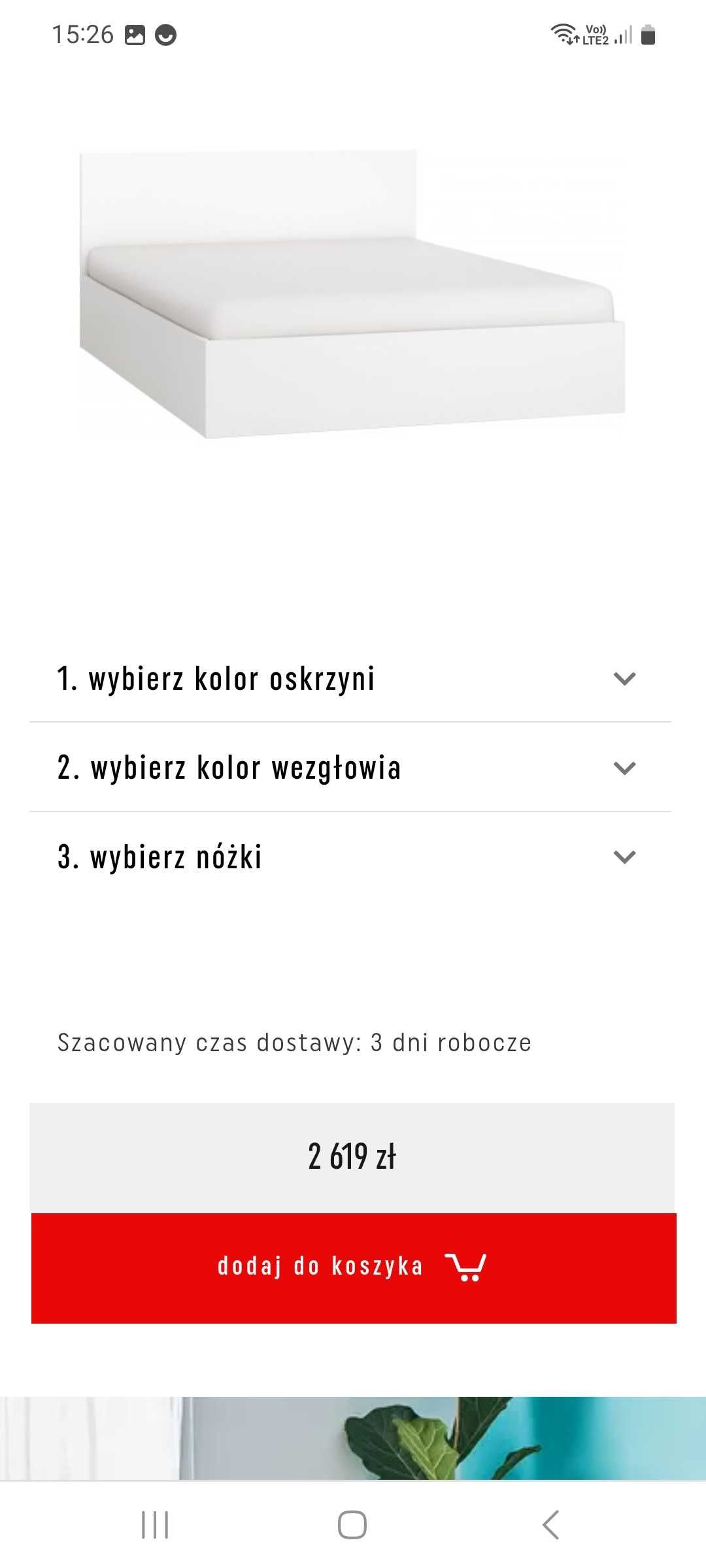 Zestaw mebli używanych