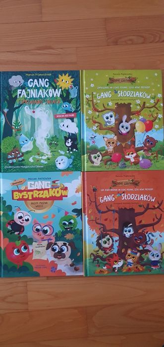 4 książki Gang Słodziaków. Cena