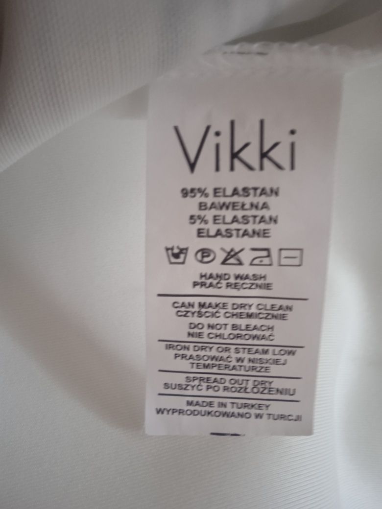 Nowa duża bluza tunika z krótkim rękawem nadruk plus size