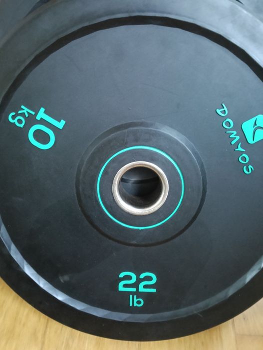 Discos Olímpicos + Barra Olímpica + Suporte