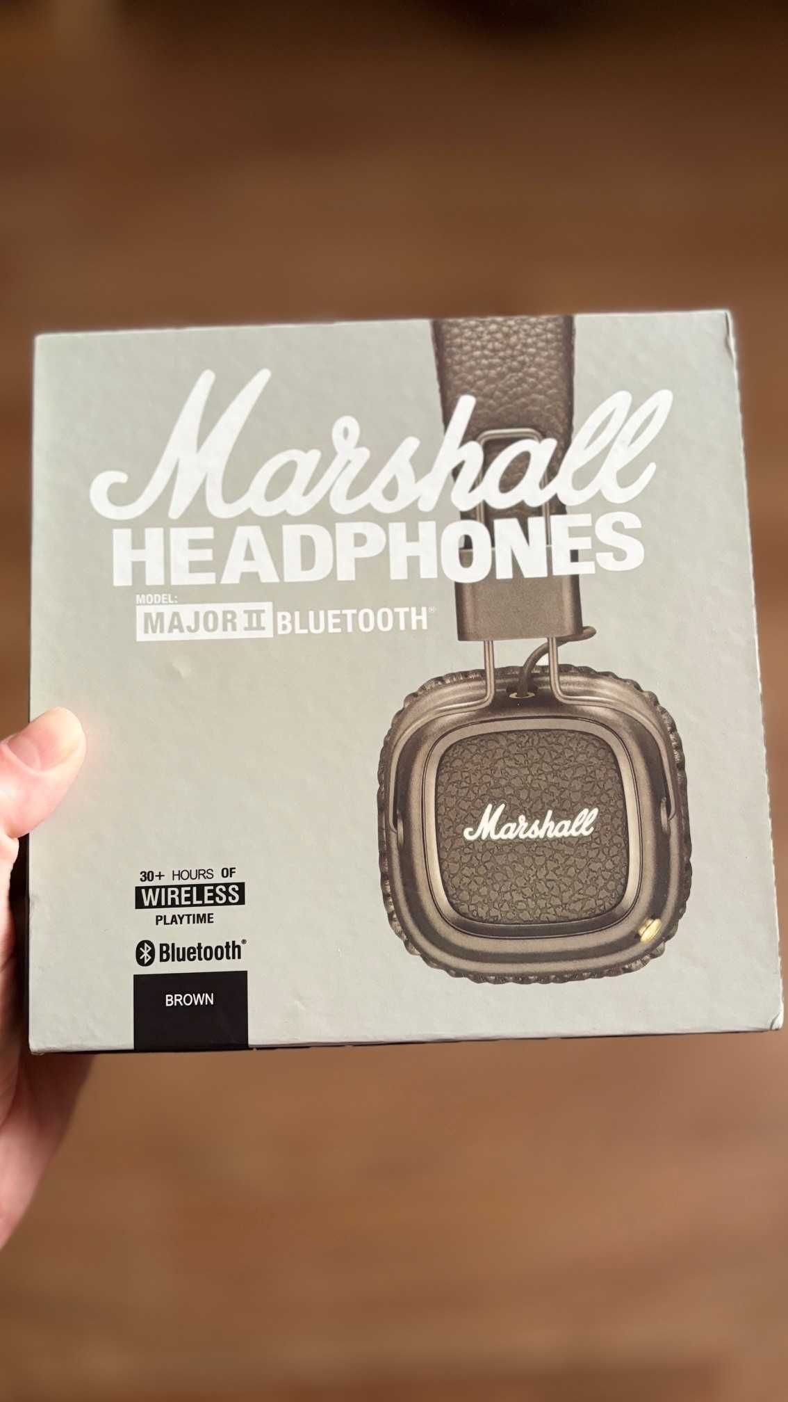 Навушники  Bluetooth Marshall Major II brown (бездротові, коричневі)