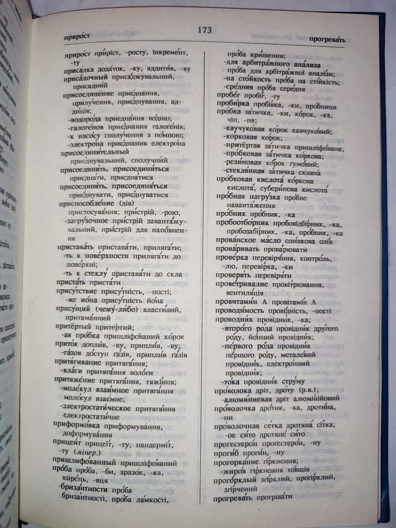 Російсько-український словник з хемії та хемічної технології хімія