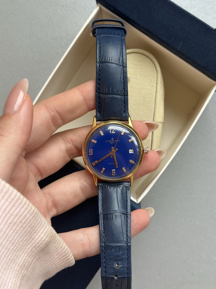 ulysse nardin marine годинник синій 50-х років