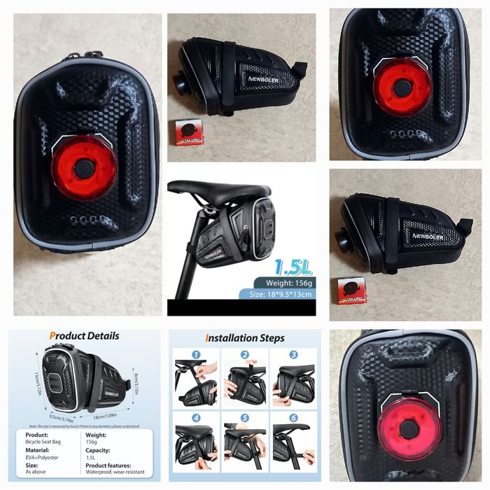 Torba_Sakwa - na siodełko rowerowe_1,5L/sztywne_wodoodporne.