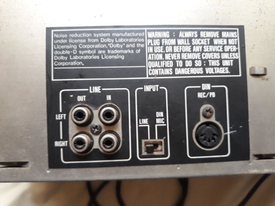 Кассетная Дека Cassette Deck Sharp RT-W500H ремонт