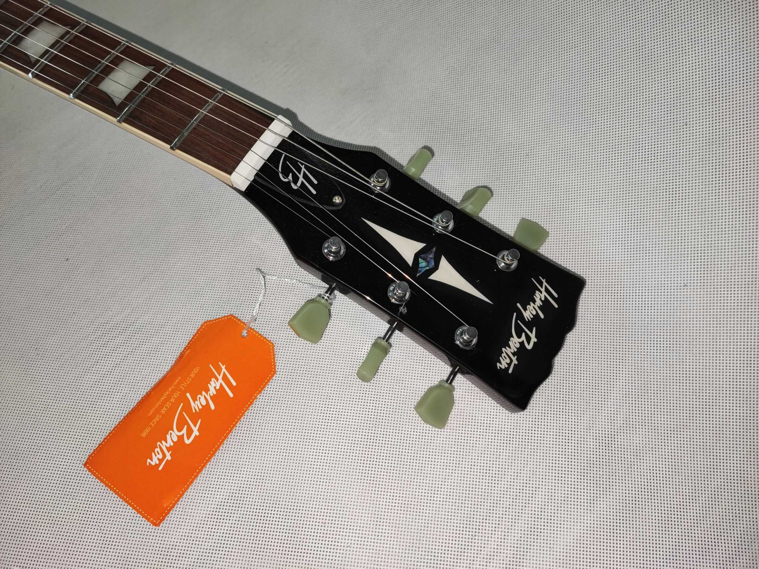 Harley Benton SC-550 FTF nowa gitara Les Paul - ustawiona