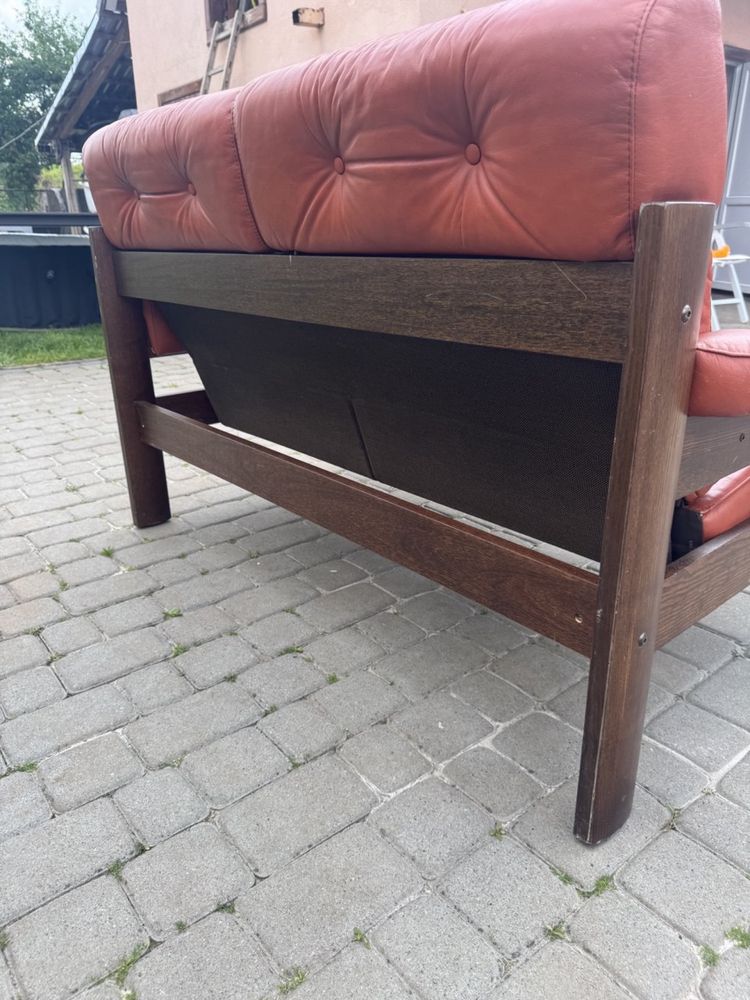 Диван двійка шкіряний  Chesterfield