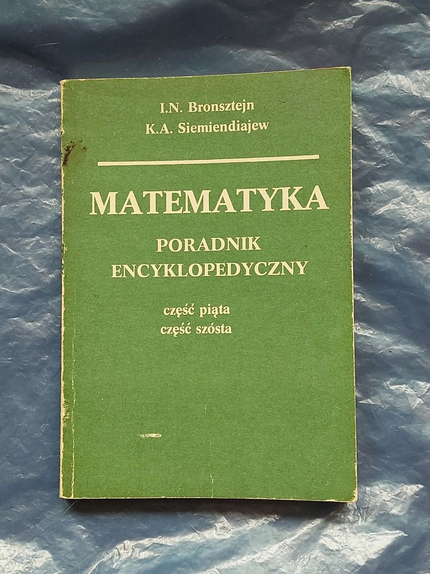 Książka Matematyka poradnik Encyklopedyczny 1990r