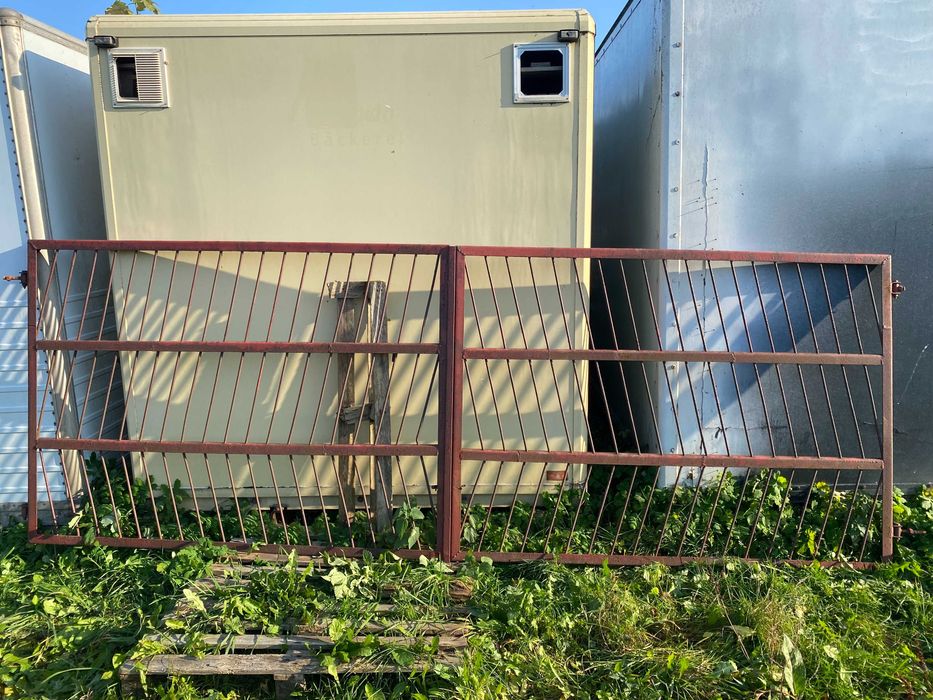 BRAMA WJAZDOWA 4m DWUSKRZYDŁOWA metalowa + słupki 2szt polecam polecam