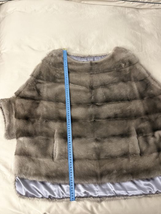 Пончо из норки  б/у.