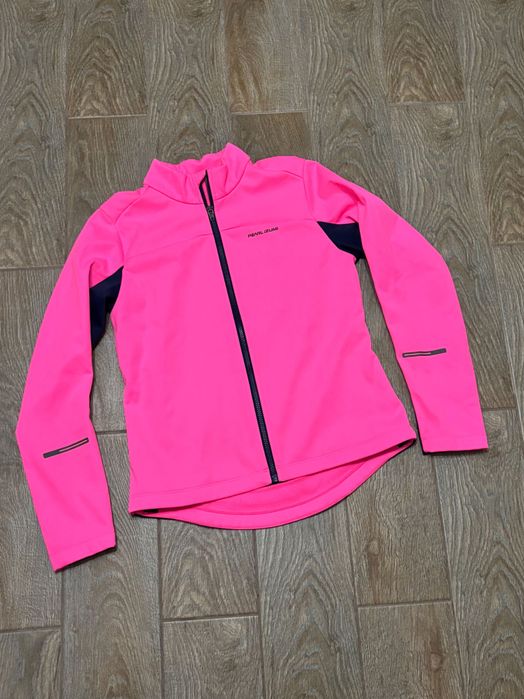 Pearl Izumi windstopper softshell M яркая женская велокуртка