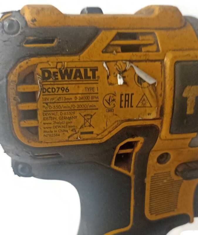 Wkrętarka udarowa DeWalt DCD796 18v