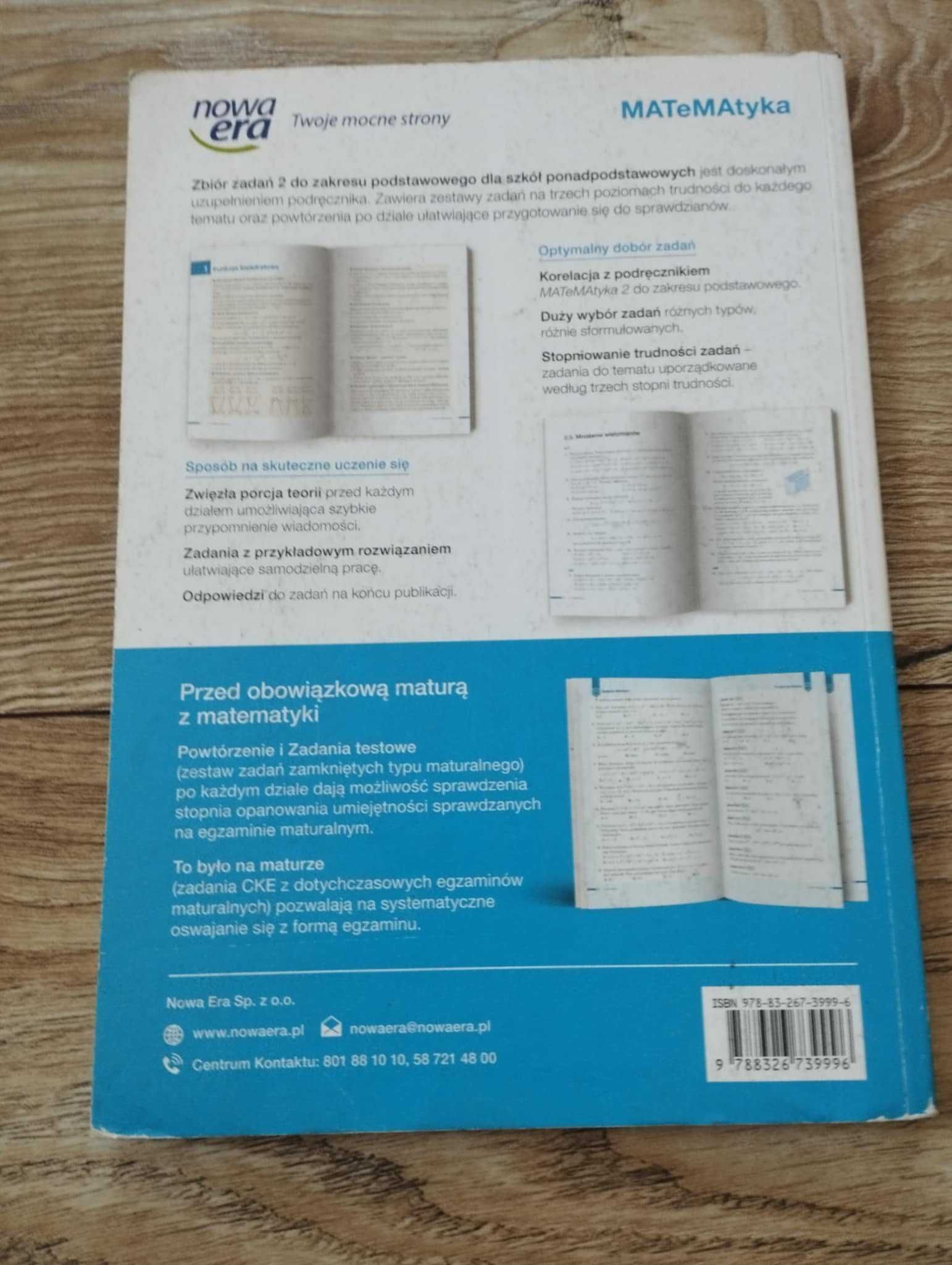 Matematyka Zbiór zadań 2 Zakres podstawowy