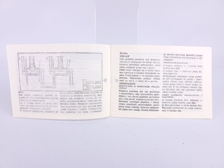Instrukcja obsługi rowerów książeczka Romet
