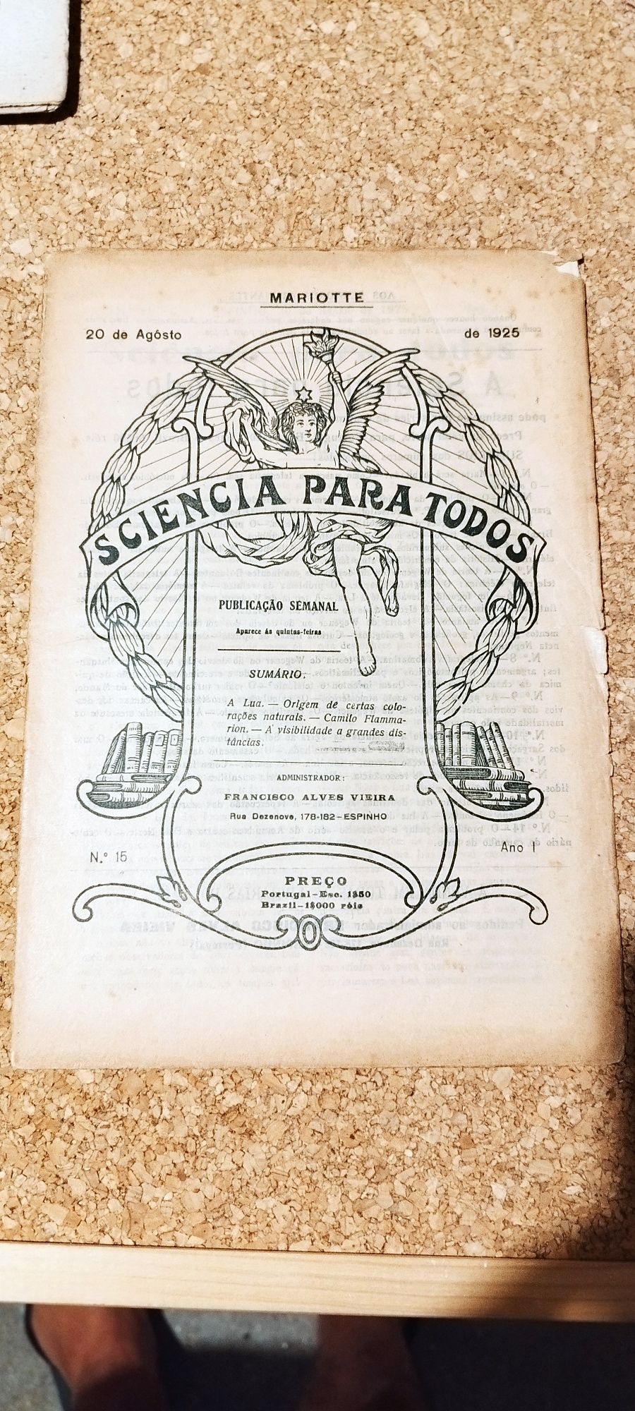 Revista Ciência para todos - 1925